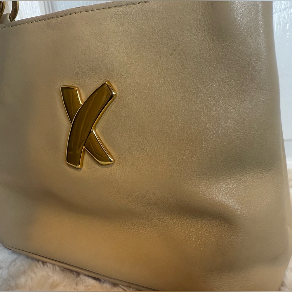 PALOMA PICASSO LEATHER 2-WAY SHOULDER/CROSSBODY GRAFFITI “X” VINTAGE BAG - Picture 3 of 15